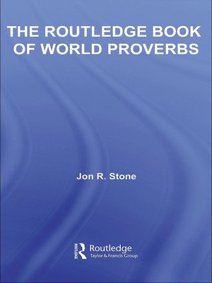cover image of The Routledge Book of World Proverbs